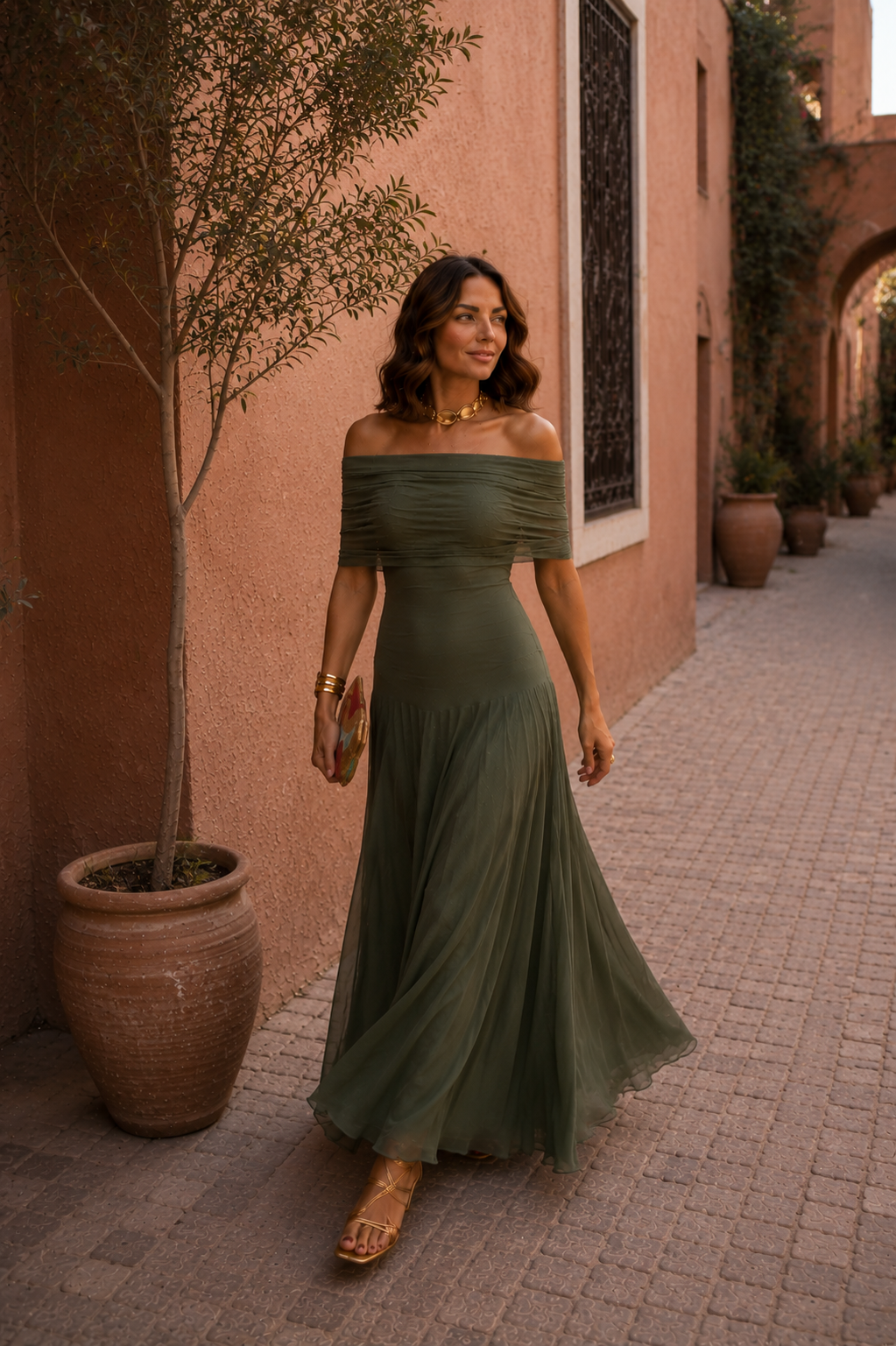CALMAIRE | Robe Tulle Émeraude Hélène