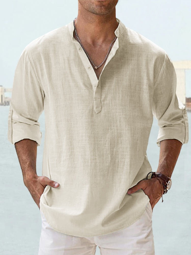 CALMAIRE | Chemise en Lin Élégante Louis