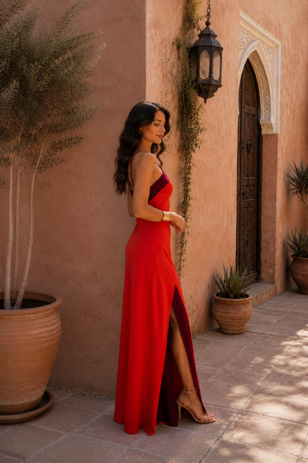 CALMAIRE | Robe Oasis Rouge Elen