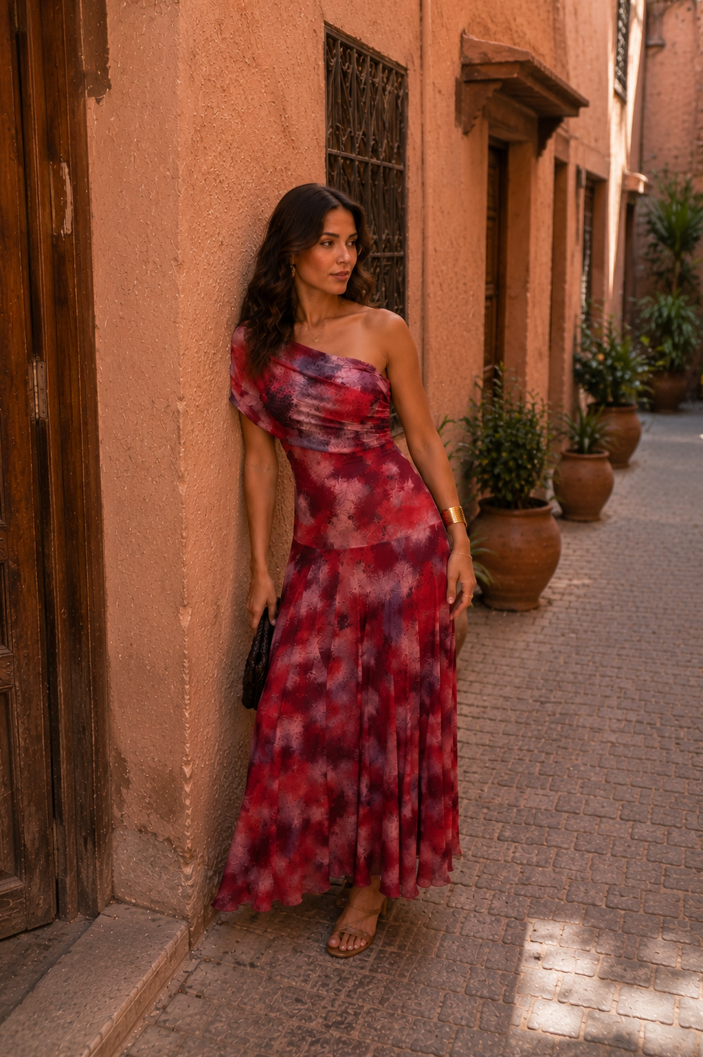 CALMAIRE | Robe Tulle Rouge Élise