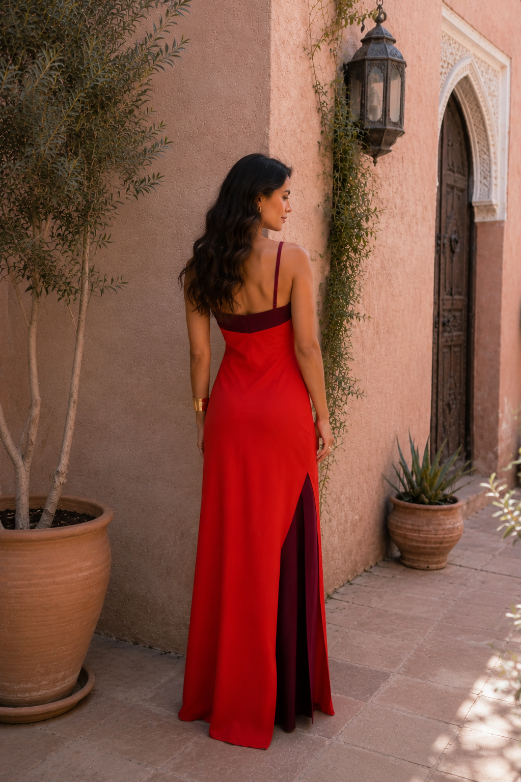 CALMAIRE | Robe Oasis Rouge Elen