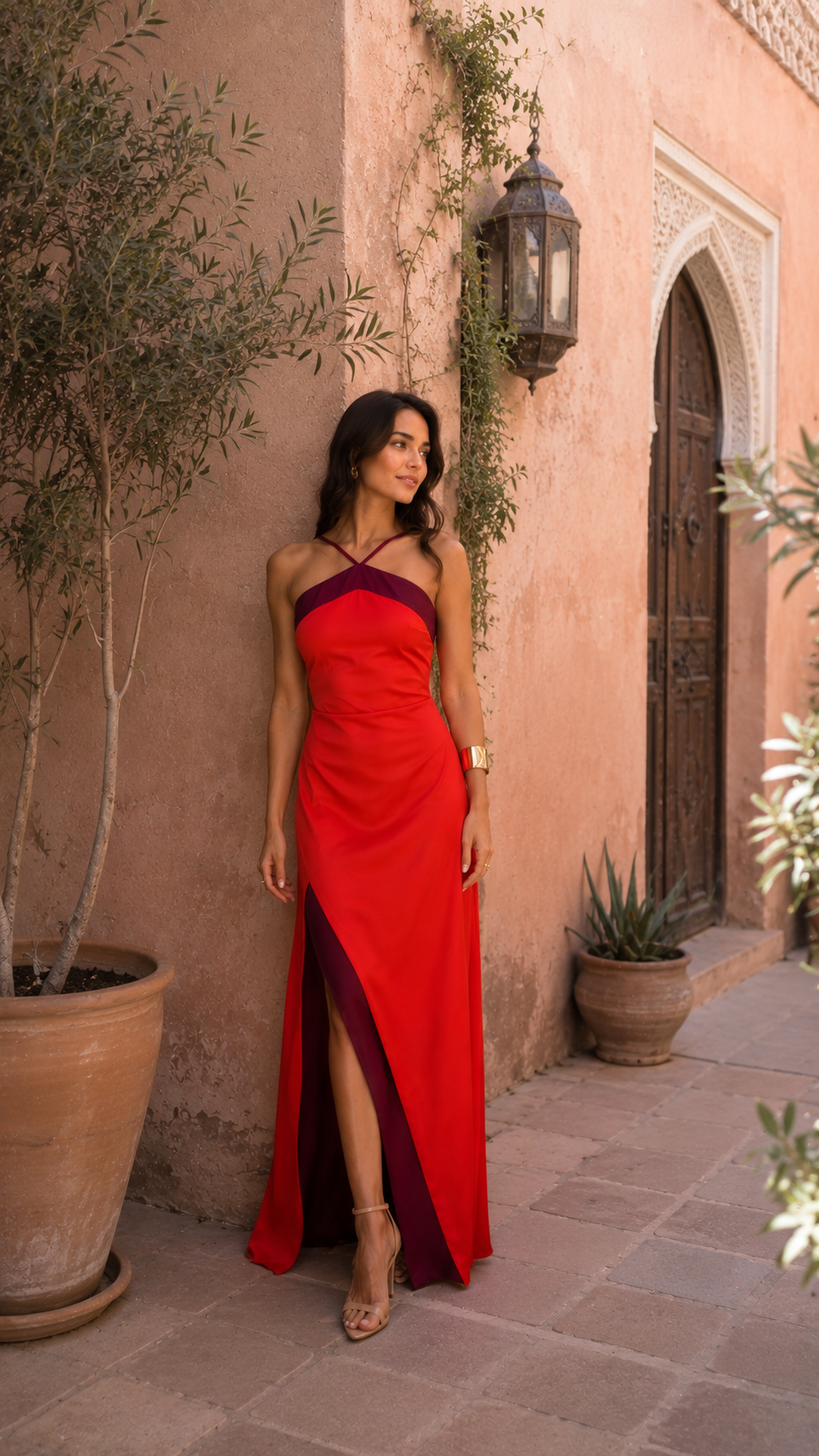 CALMAIRE | Robe Oasis Rouge Elen