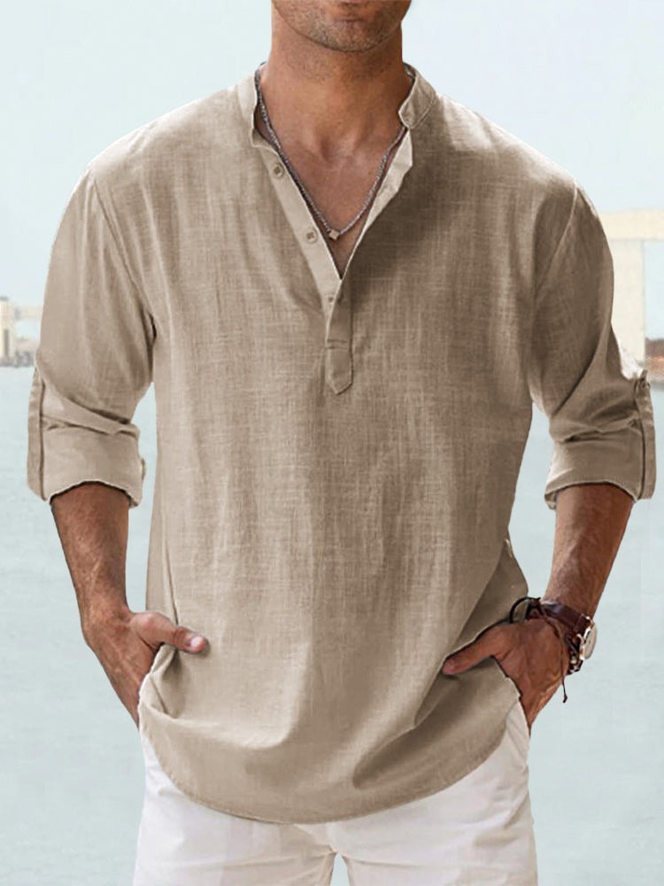 CALMAIRE | Chemise en Lin Élégante Louis