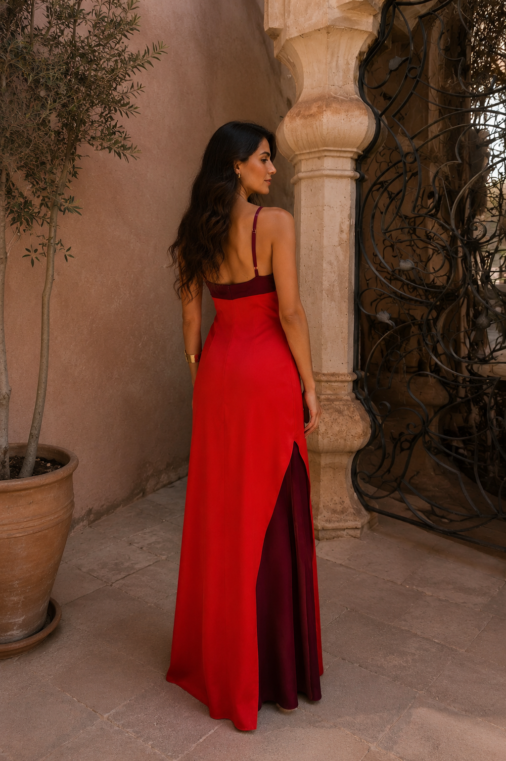 CALMAIRE | Robe Oasis Rouge Elen